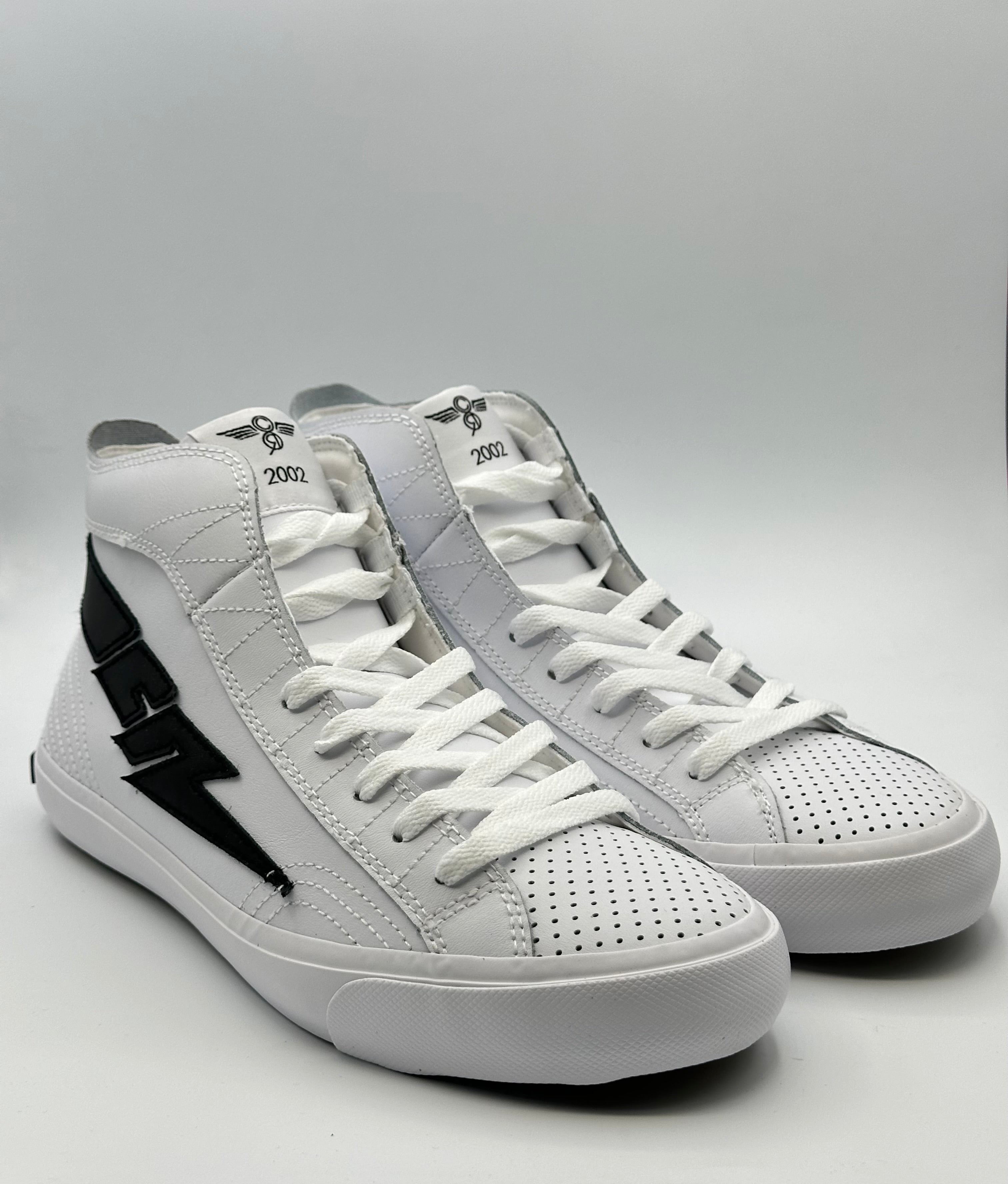 Creative Recreation ZEUS HI LEATHER WHITE BLACK