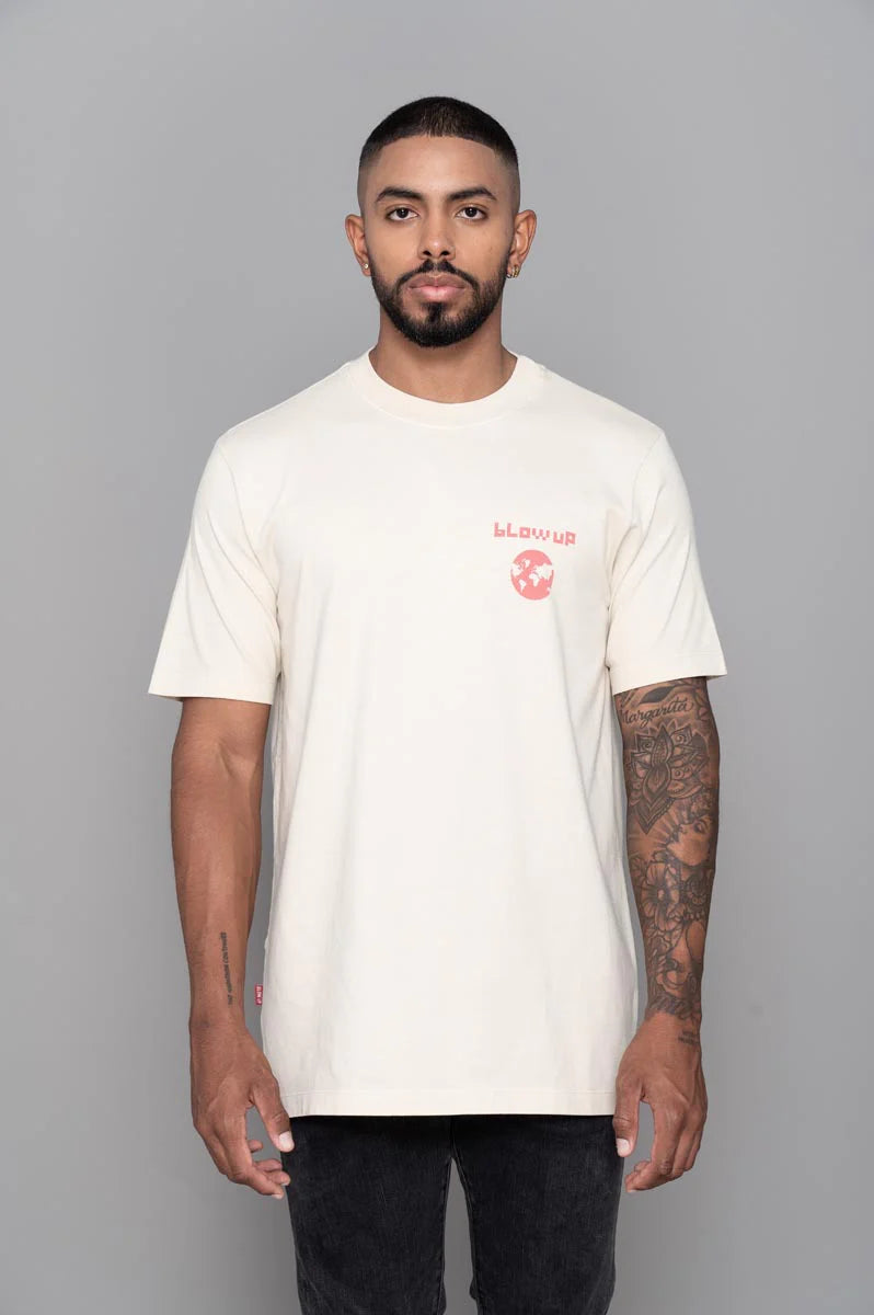 Slim Fit Ivory T-Shirt