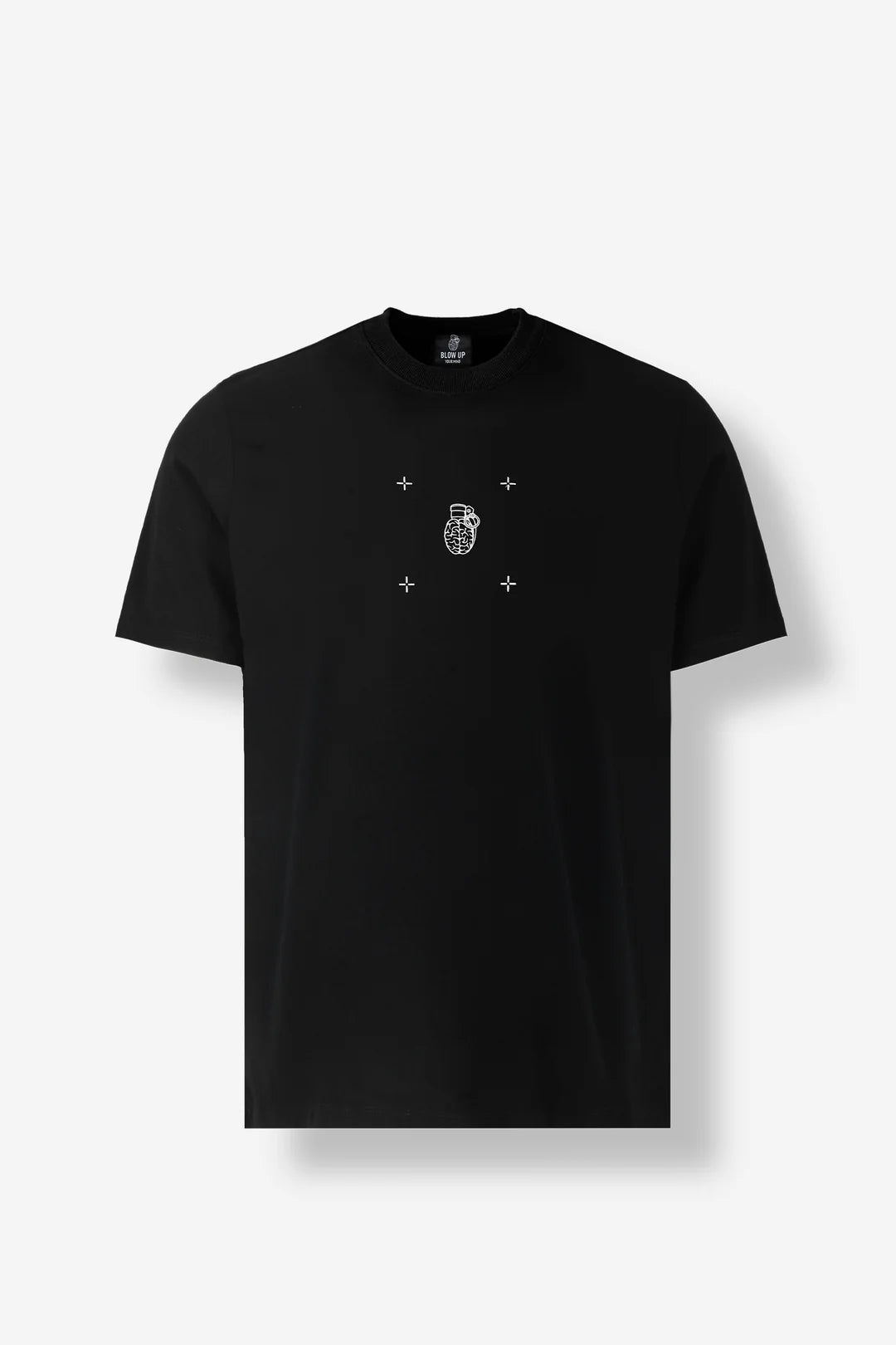 Camiseta Regular Fit Minimal Negra